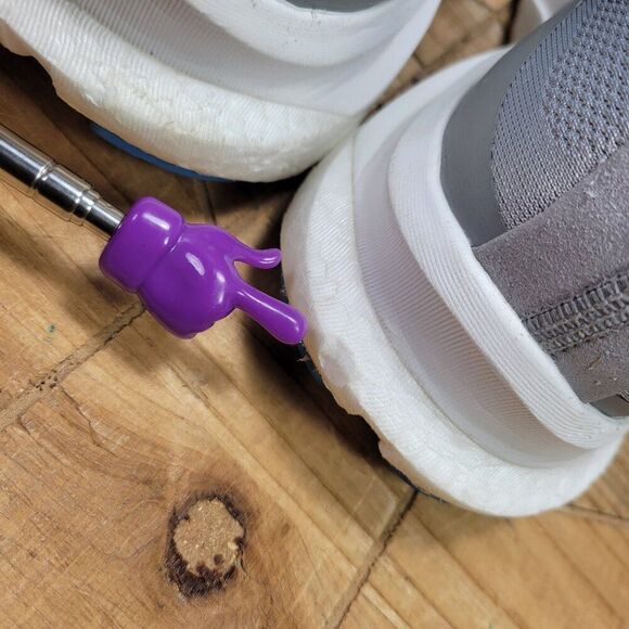 Saucony Tempus Mens 13 Running Athletic Shoes Sneaker Mesh, Concrete/Indigo - Picture 7 of 11